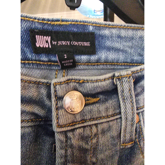 Juicy COUTURE Jeans, Distressed, Blue - Picture 3 of 5